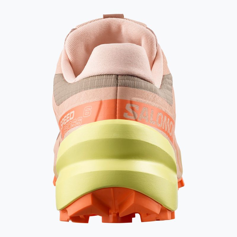Női futócipő Salomon Speedcross 6 burro/sunny lime/almond cream 4