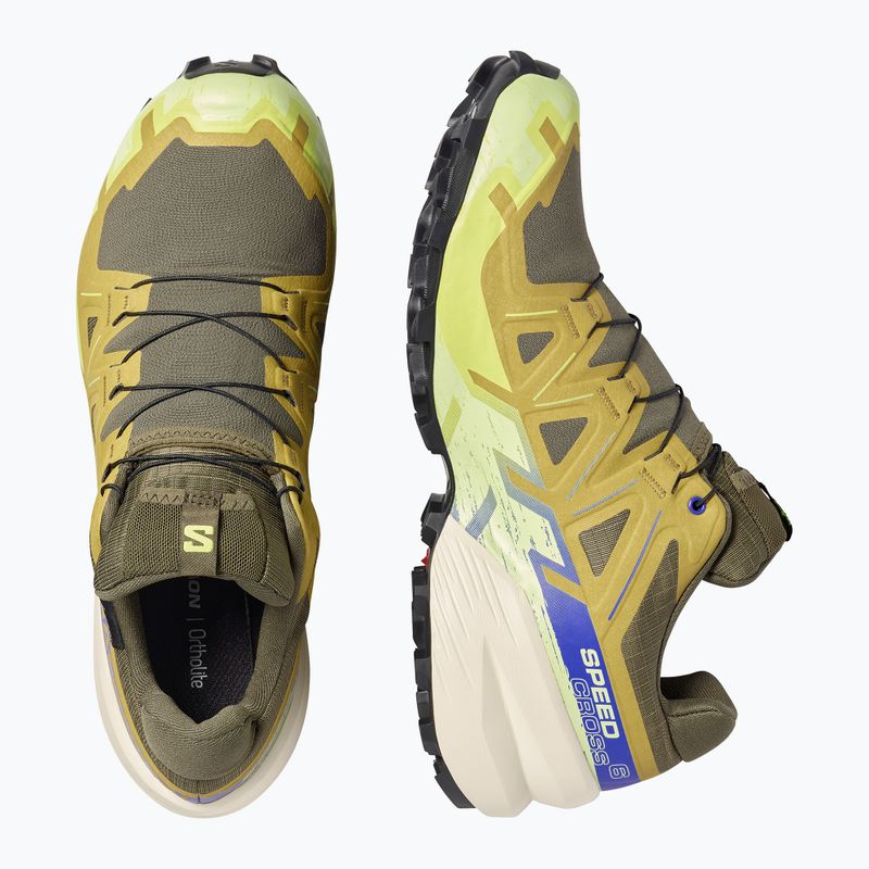 Férfi futócipők Salomon Speedcross 6 GTX grape leaf/aspargus green 4