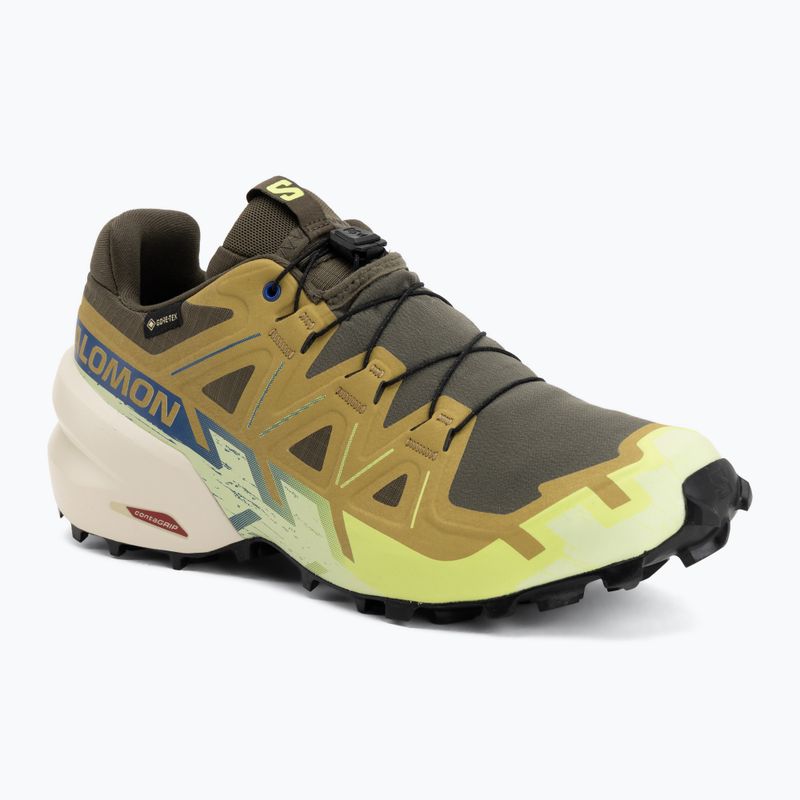 Férfi futócipők Salomon Speedcross 6 GTX grape leaf/aspargus green