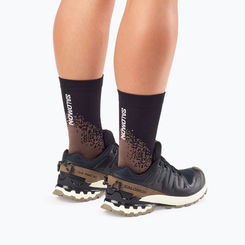 Női futócipő alomon XA PRO 3D V9 GTX Lifelong black/coyote brown/vanilla ice 7