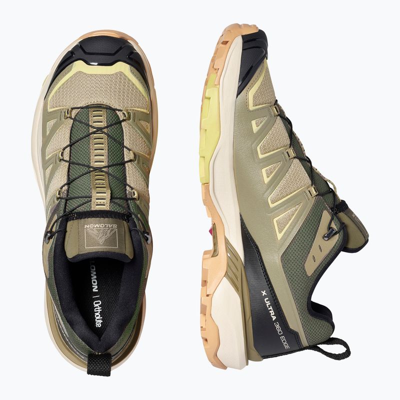 Férfi túracipő Salomon X Ultra 360 Edge aloe/slate green 5