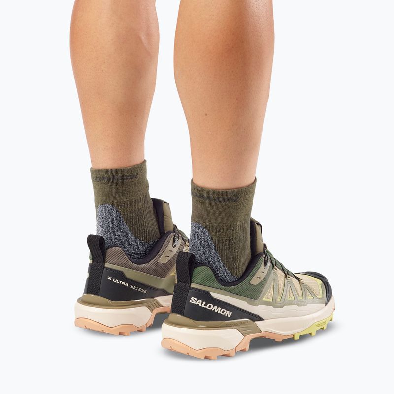 Férfi túracipő Salomon X Ultra 360 Edge aloe/slate green 7