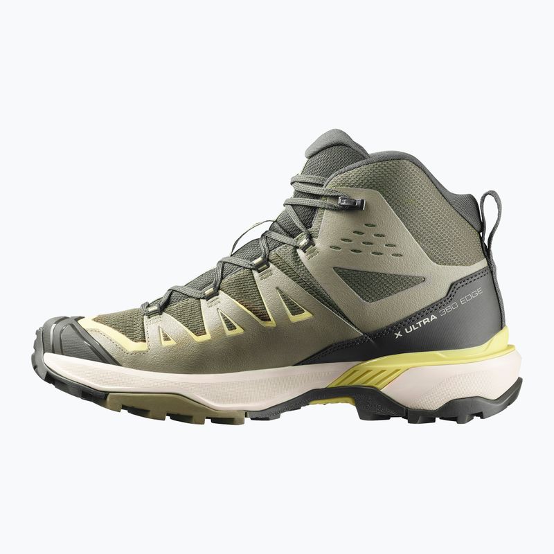 Férfi túracipő Salomon X Ultra 360 Edge Mid GTX olive night/aloe 2