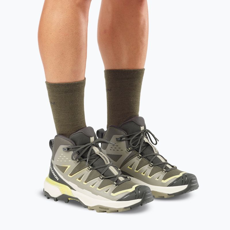 Férfi túracipő Salomon X Ultra 360 Edge Mid GTX olive night/aloe 7