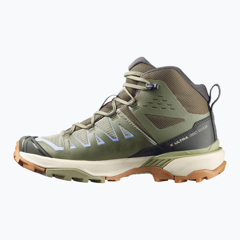 Női túrabakancs Salomon X Ultra 360 Edge Mid GTX tea/deep lichen green 2
