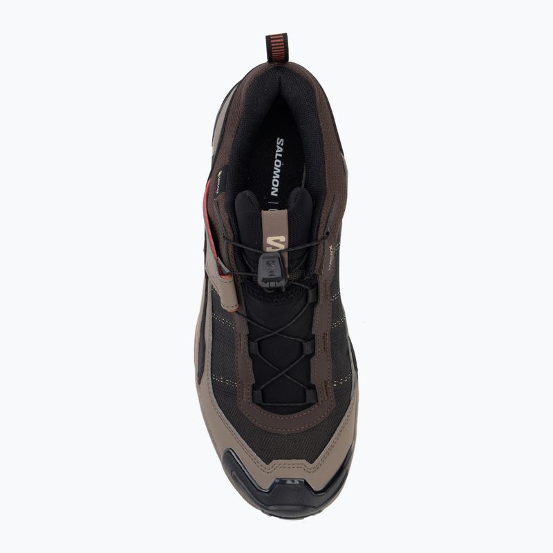 Férfi túracipő Salomon X ULTRA 5 GTX black coffee/walnut/arabian 5