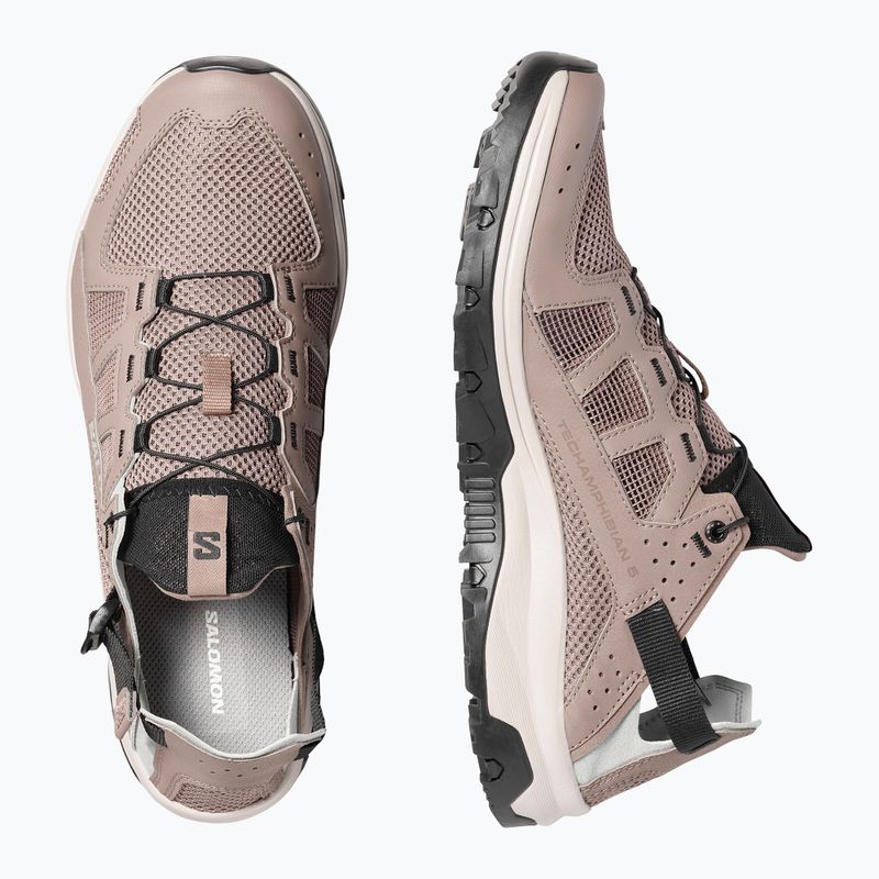 Salomon Techamphibian férfi túracipő 5 walnut/wrought iron/black 6