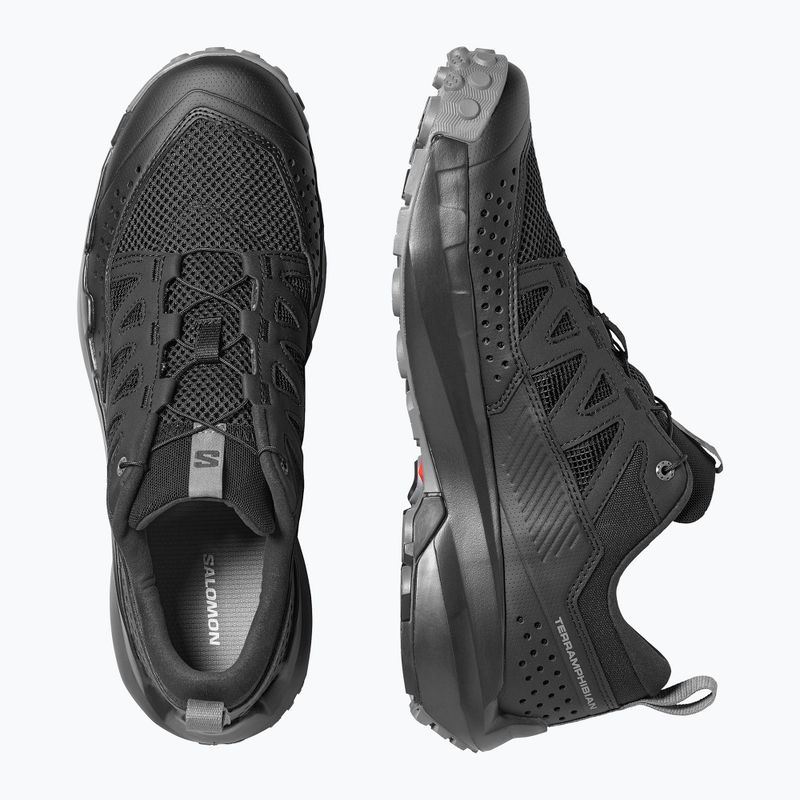 Salomon Techamphibian férfi túracipő 5 black/black/castlerock 6