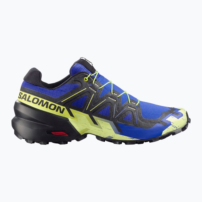 Férfi futócipő Salomon Speedcross 6 bluing/black/acid lime 2