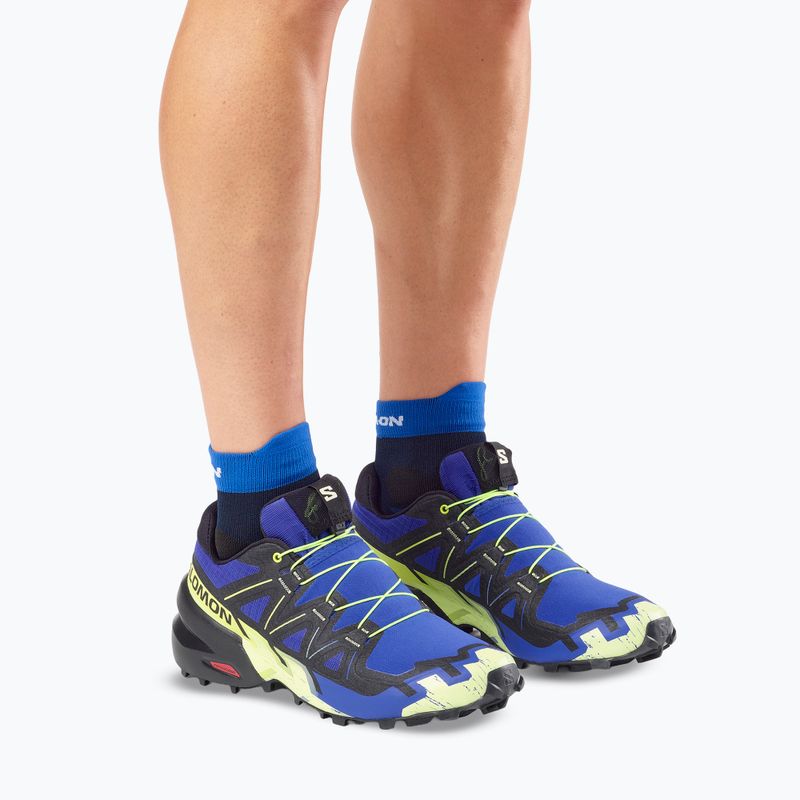 Férfi futócipő Salomon Speedcross 6 bluing/black/acid lime 7