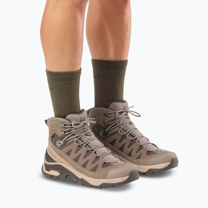 Férfi túracipő Salomon Quest Echo GTX walnut/dsrtan/blko 8