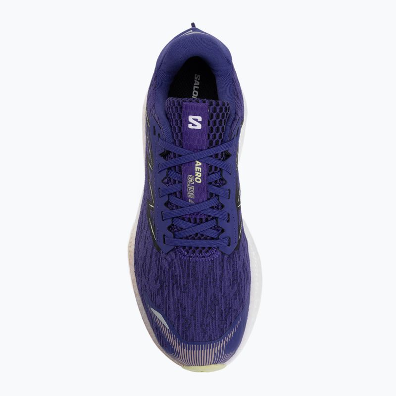 Női futócipő Salomon Aero Glide 4 deep blue/white/butterfly 5