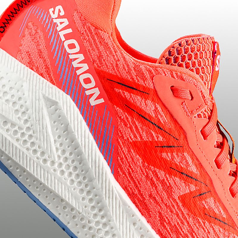 Salomon Aero Glide 4 neon flame/white/persia férfi futócipő 8
