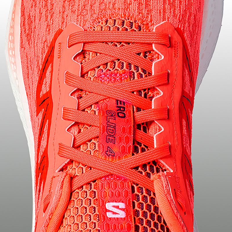 Salomon Aero Glide 4 neon flame/white/persia férfi futócipő 9