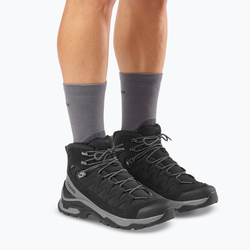 Férfi túracipő Salomon Quest Echo GTX black/clrock/black 8