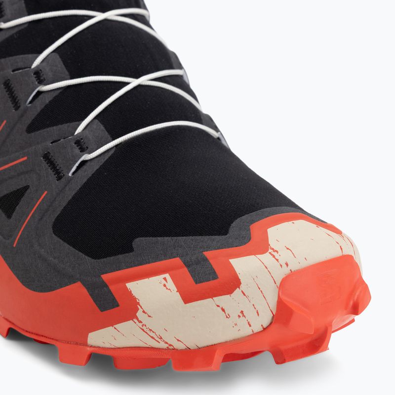 Salomon Speedcross férfi futócipő 6 black/fiery red/almond milk 7