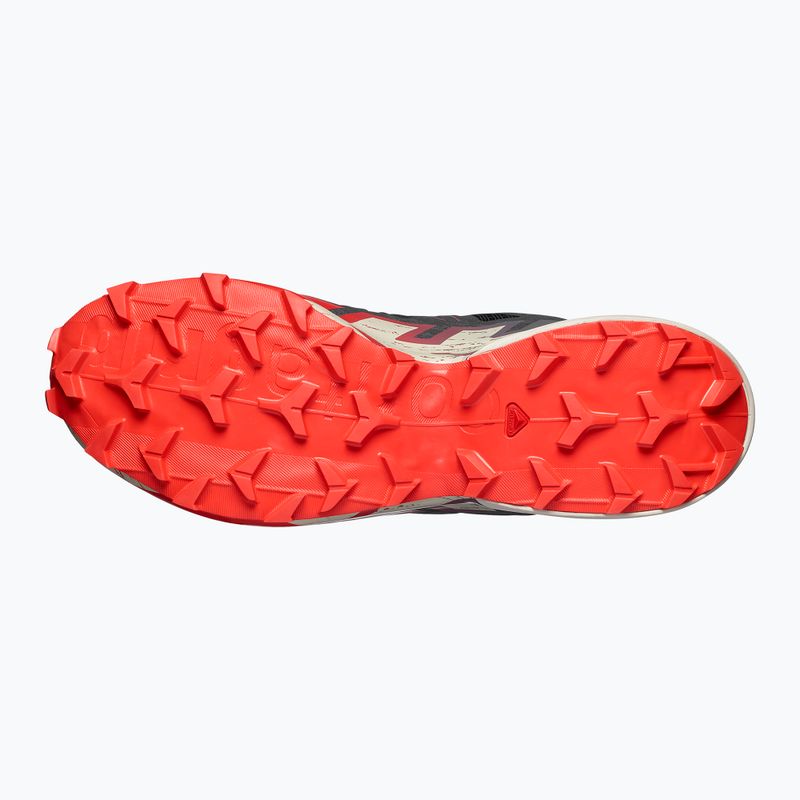 Salomon Speedcross férfi futócipő 6 black/fiery red/almond milk 5