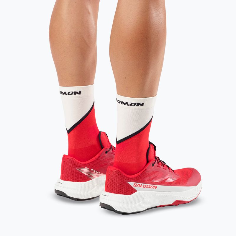 Salomon Pulsar férfi futócipő fiery red/vanilla ice/black 15