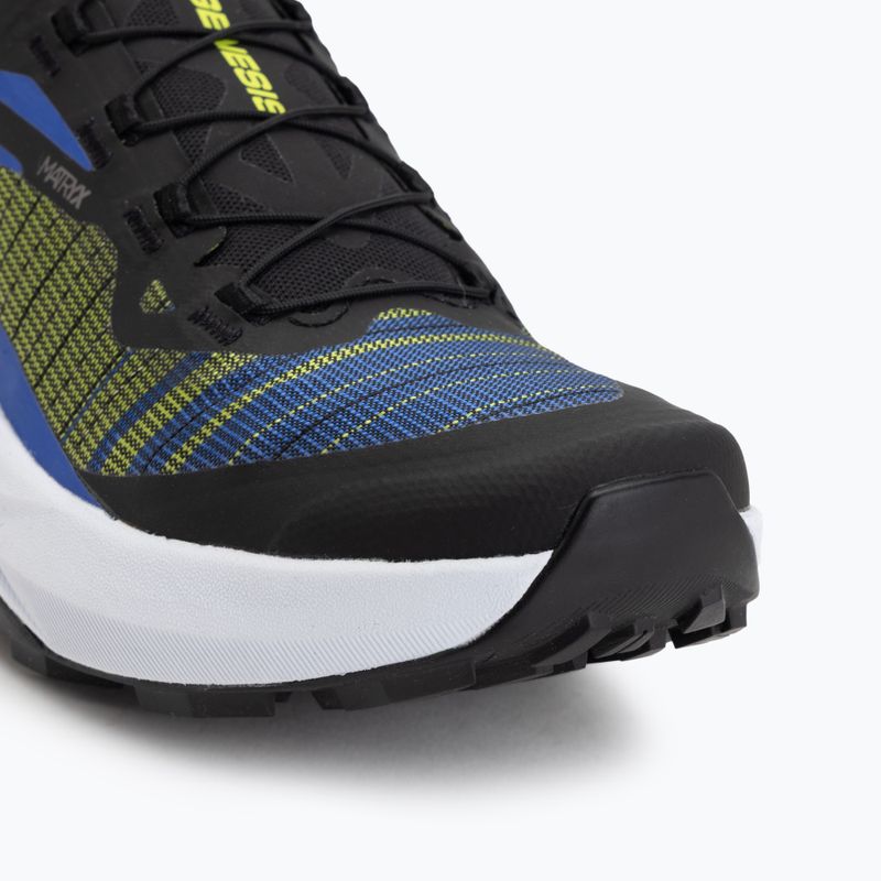 Salomon Genesis férfi futócipő black/acid lime/bluing 7