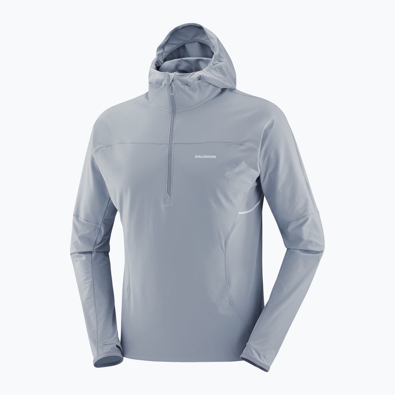 Férfi futódzseki Salomon Sense Aero Hybrid Half Zip Hooded trade winds 7