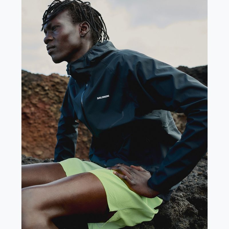 Férfi futódzseki Salomon Bonatti Waterproof dee black 8