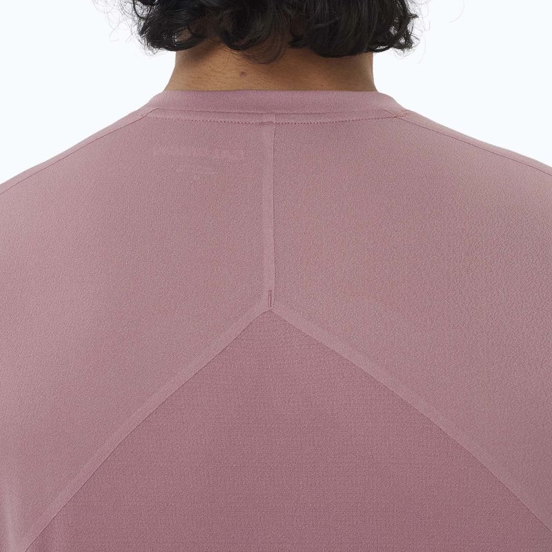 Salomon Sense Aero férfi futópóló SS Tee GFX dusky orchid 3