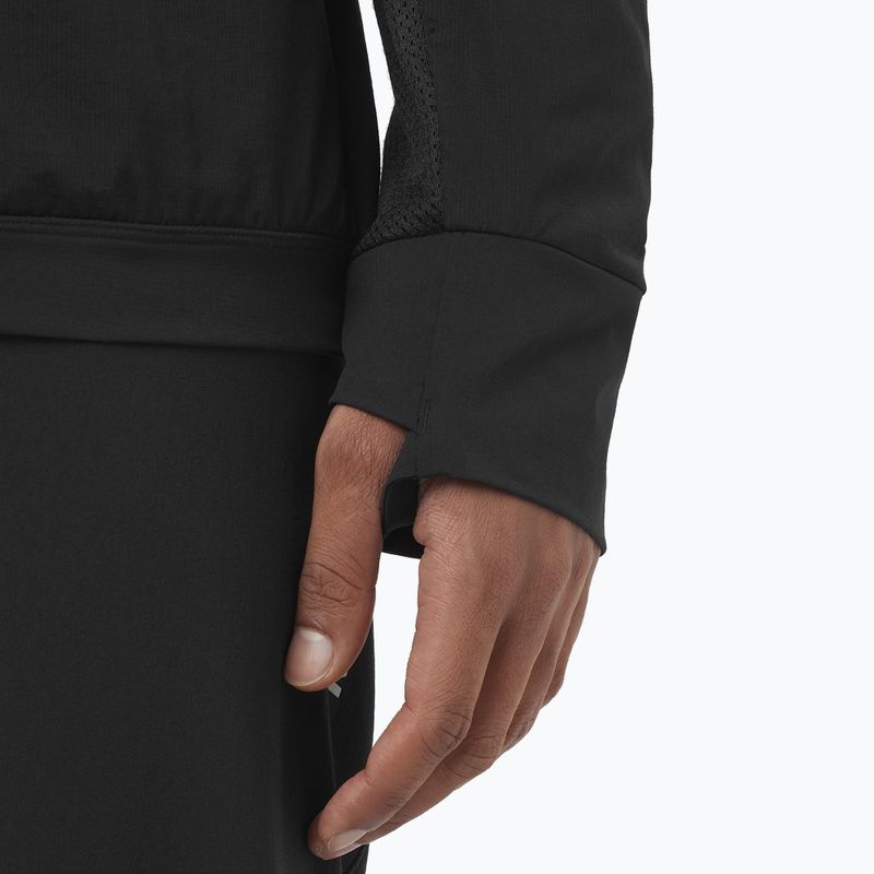 Férfi futópulóver Salomon Ultra Fleece Deep Black 6