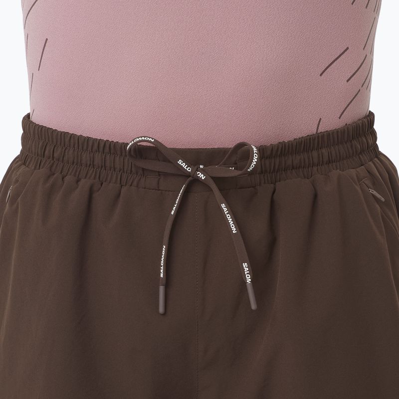 Salomon SHAKEout Core férfi futóshort 5" coffe bean 3
