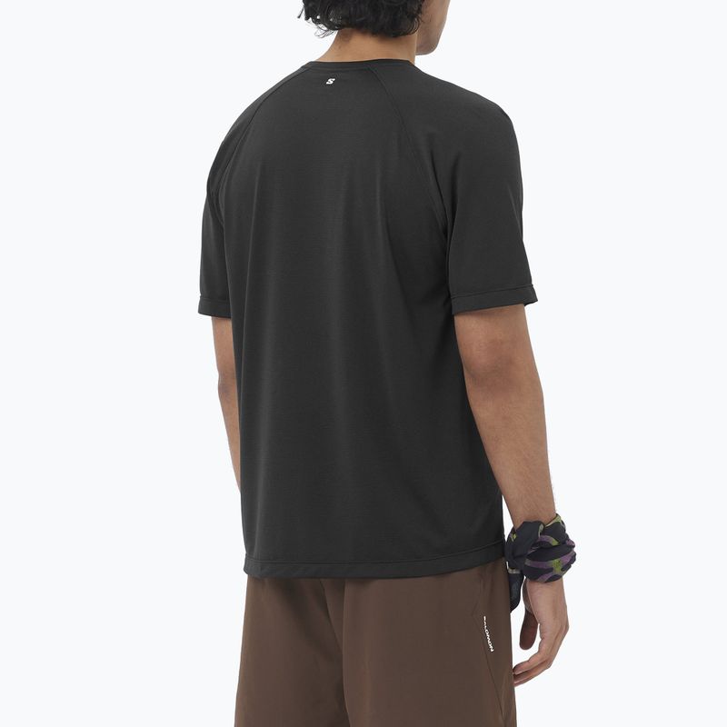 Salomon Shakeout Core férfi futópóló GFX deep black 2