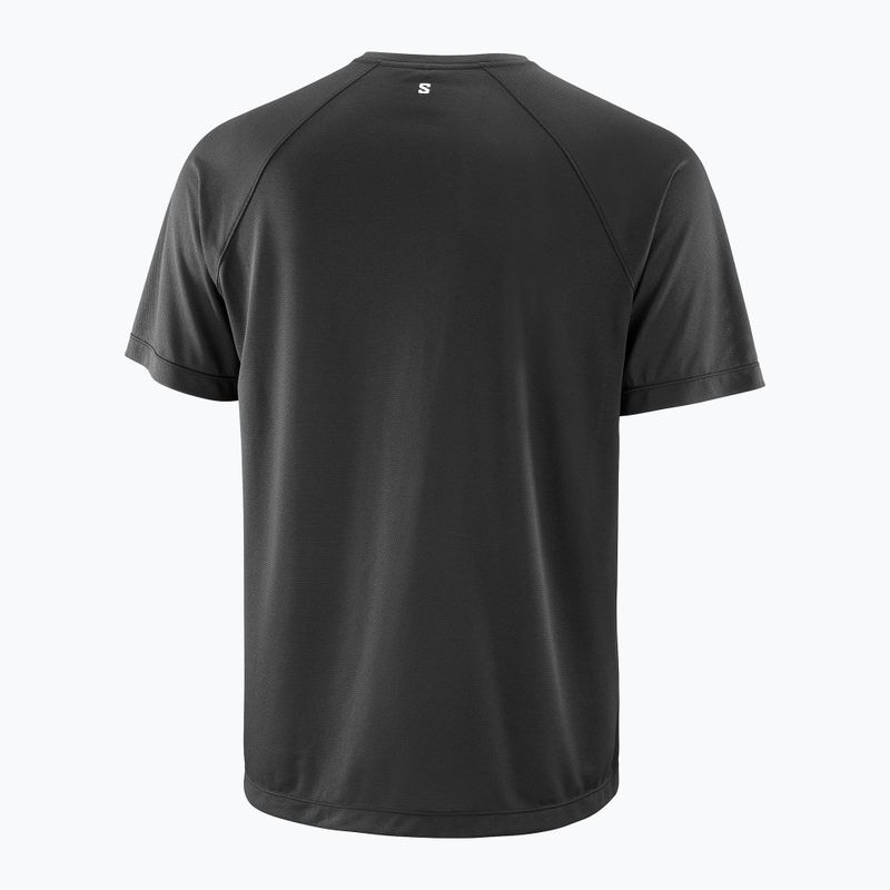 Salomon Shakeout Core férfi futópóló GFX deep black 4