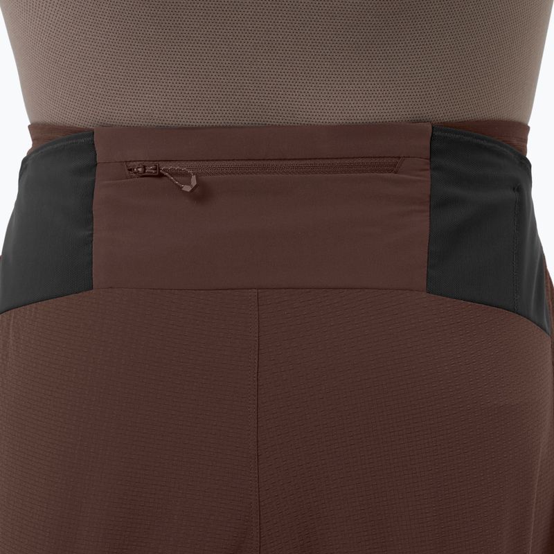 Salomon Sense Aero Stow férfi futóshort 5" coffee bean 5