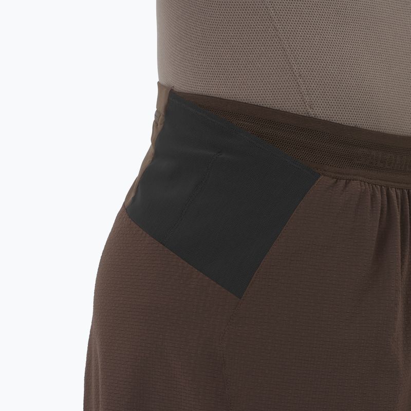 Salomon Sense Aero Stow férfi futóshort 5" coffee bean 6