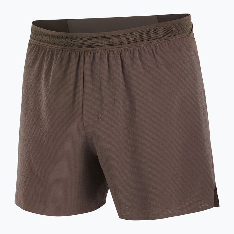 Salomon Sense Aero Stow férfi futóshort 5" coffee bean 7