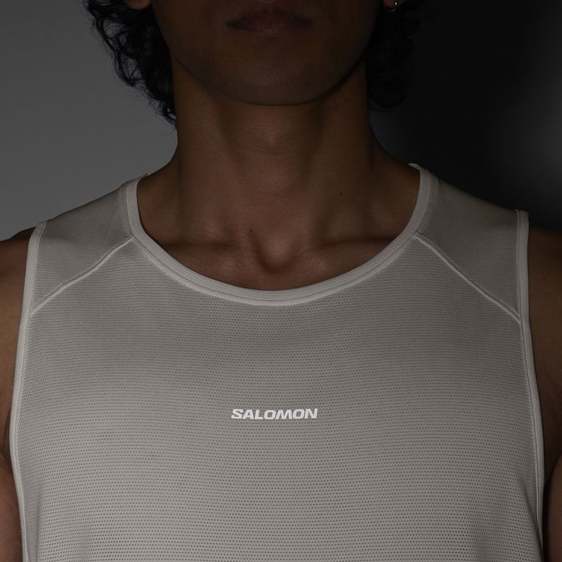 Salomon Shakeout Core whisper white férfi póló 4