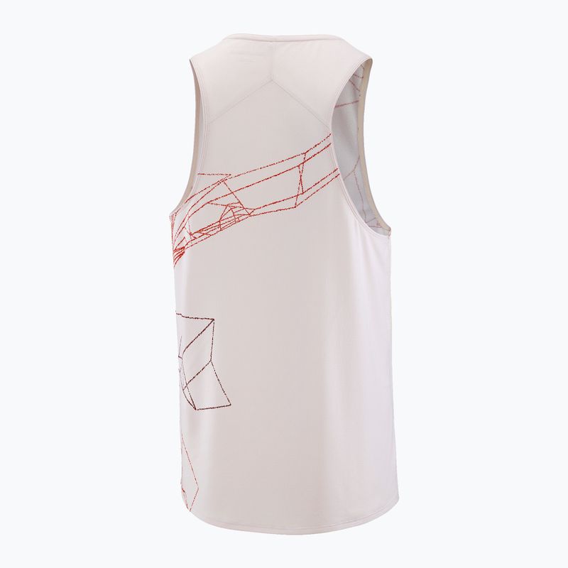 Salomon S/Lab Speed Tee lilac ash/fiery red férfi futópóló 5