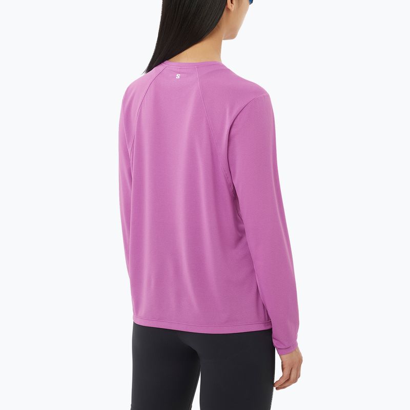 Női futó hosszú ujjú Salomon Shakeout Core iris orchid 2