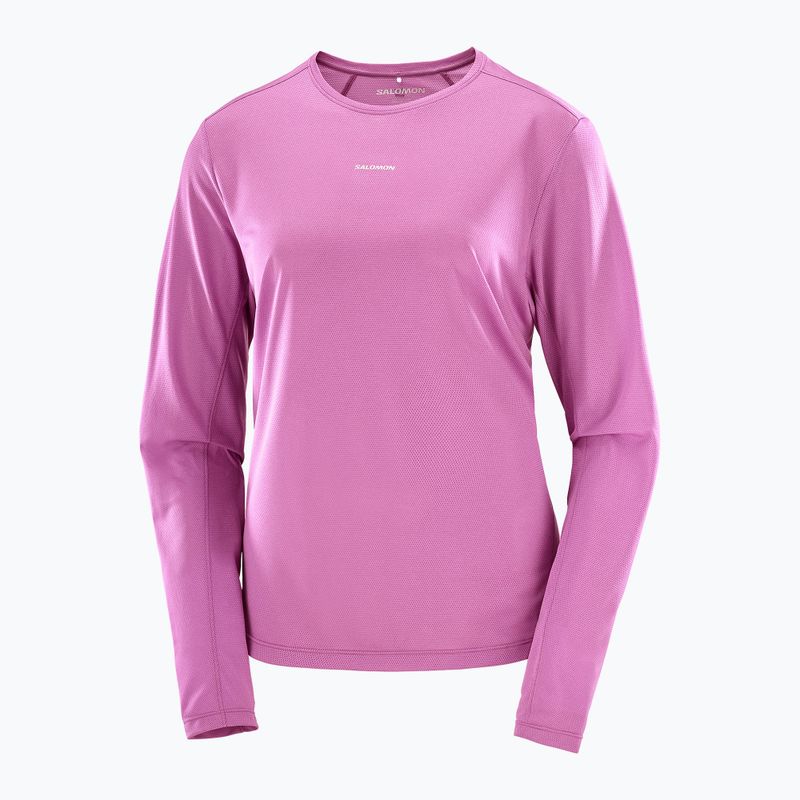 Női futó hosszú ujjú Salomon Shakeout Core iris orchid 3