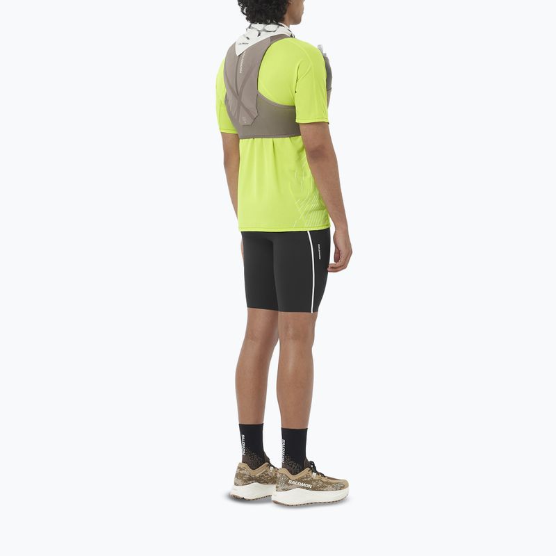 Salomon Sense Aero férfi futópóló SS Tee GFX acid lime 2