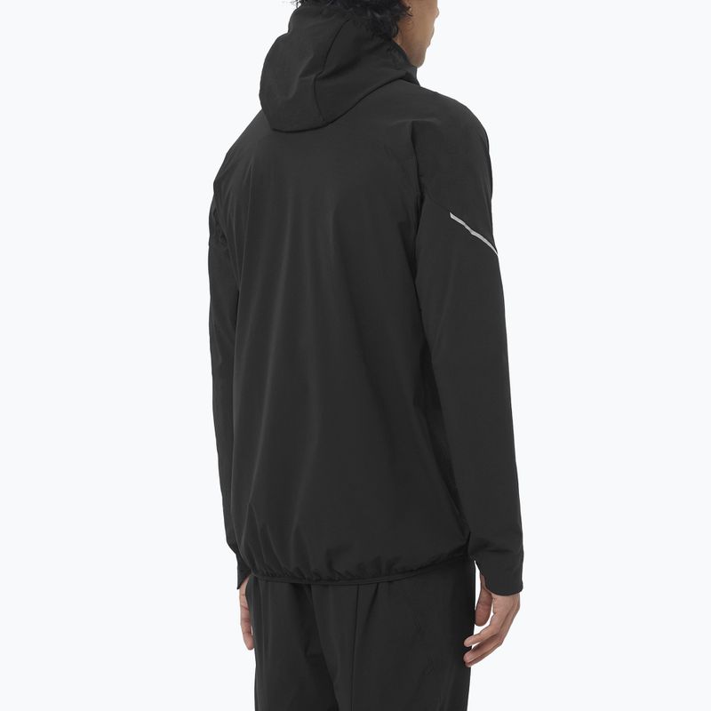 Férfi futókabát Salomon Ultra Softshell Jacket deep black 2