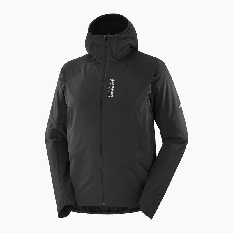 Férfi futókabát Salomon Ultra Softshell Jacket deep black 8