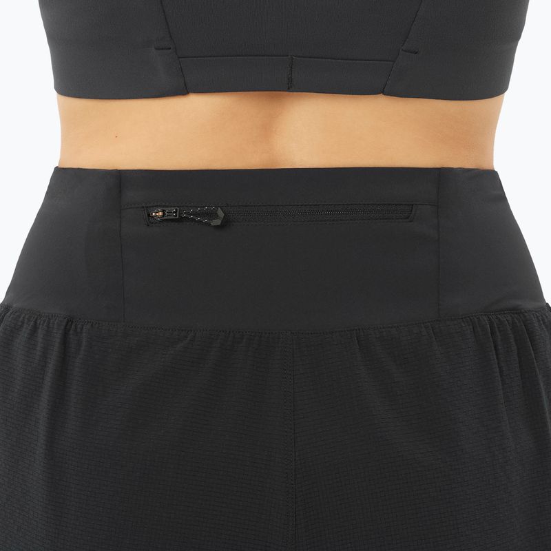 Női futóshort Salomon Sense Aero Stow 4" deep black 4