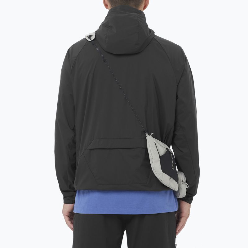 Férfi szélálló dzseki Salomon Outwind Full Zip mélyfekete 2