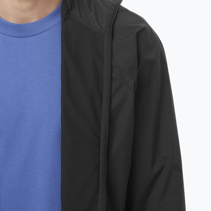 Férfi szélálló dzseki Salomon Outwind Full Zip mélyfekete 6