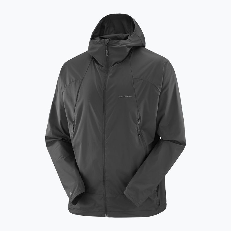 Női szélálló dzseki Salomon Outwind Full Zip deep black 7