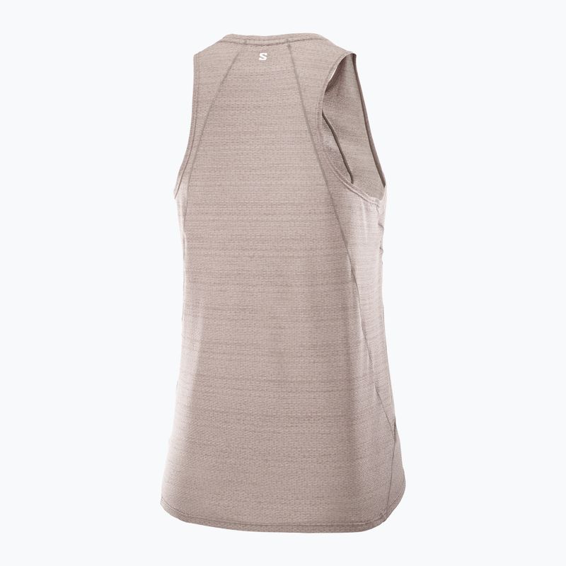 Női futópóló Salomon SHAKEout Air Tank iron 4