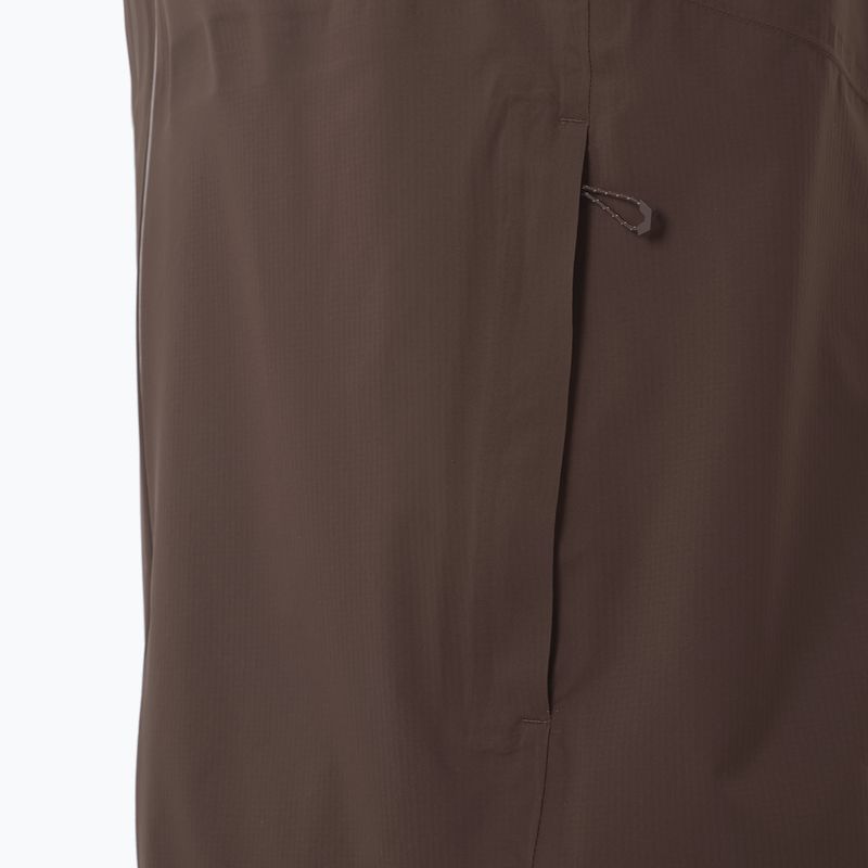 Férfi futódzseki Salomon Bonatti Waterproof coffee bean 5