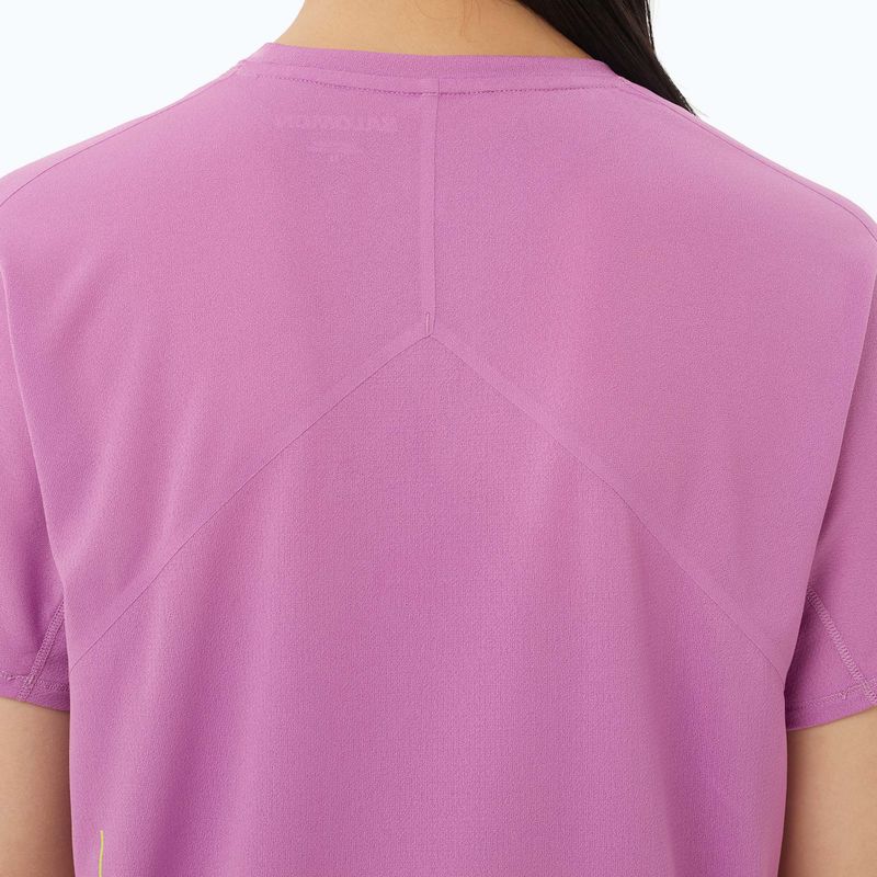 Női futópóló Salomon Sense Aero SS Tee GFX iris orchid/acid lime 3