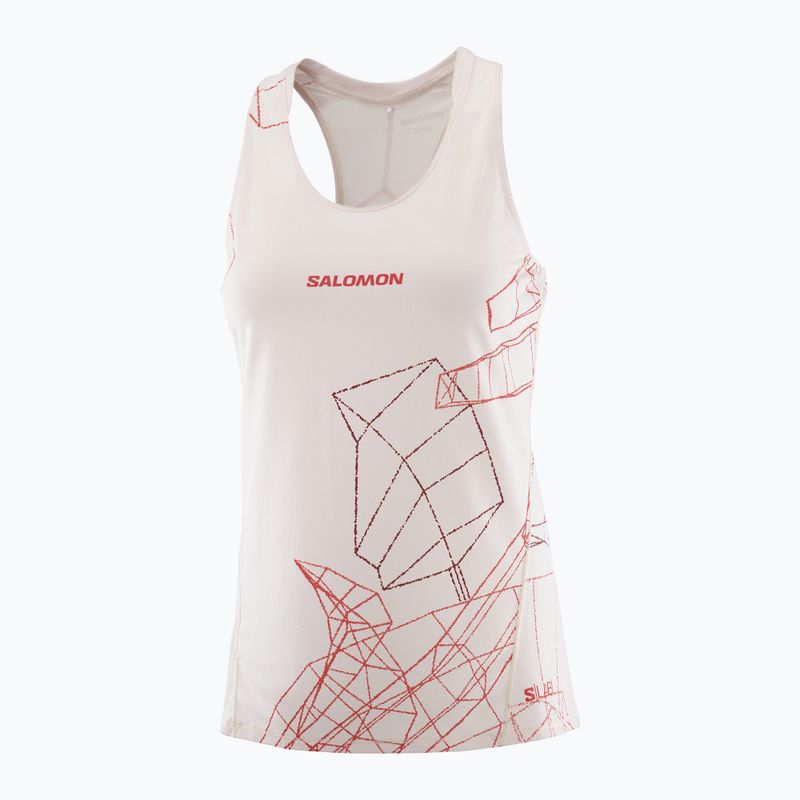 Salomon S/Lab Speed Tee női futópóló lilac ash színben 3