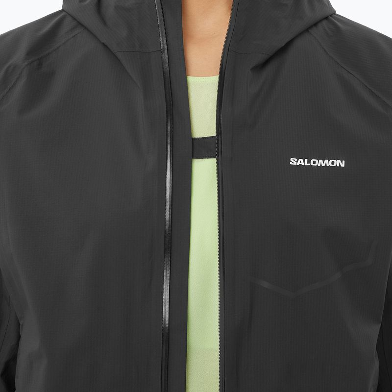 Női futókabát Salomon Bonatti Waterproof deep black 4
