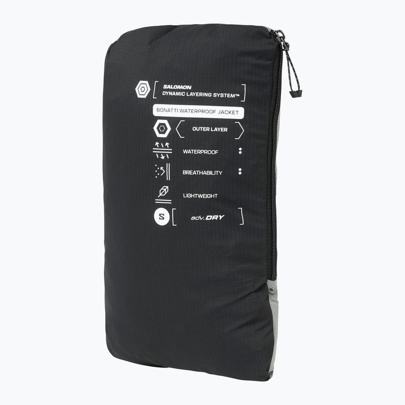 Női futókabát Salomon Bonatti Waterproof deep black 8